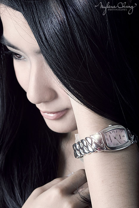 Janeena Chan Models Valentino Watches