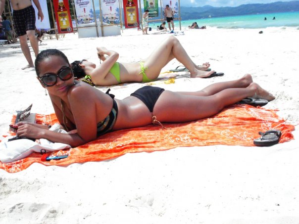 Vicky Ras in Boracay Vicky Ras in Boracay