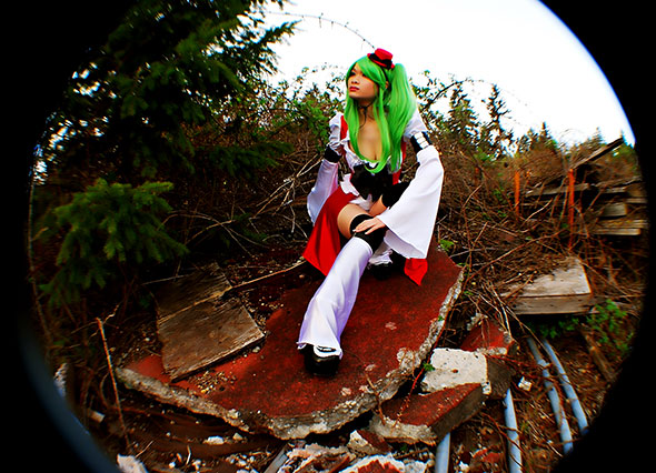 Filipina Cosplayer Jerry Polence as C.C. from Code Geass
